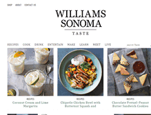Tablet Screenshot of blog.williams-sonoma.com